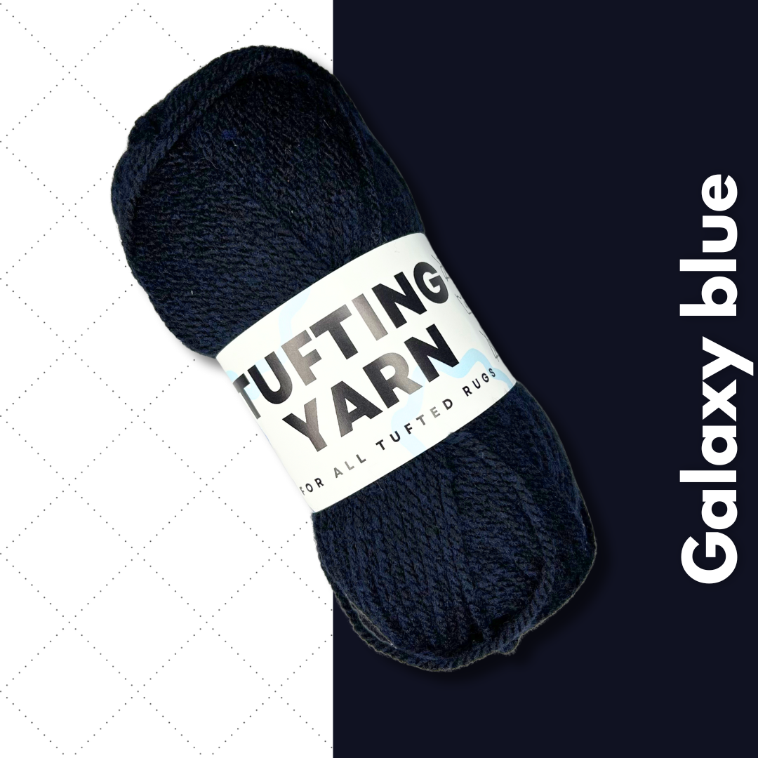 Tufting Yarn Galaxy blue Mattimat Tufting Stuff wol om te tuften