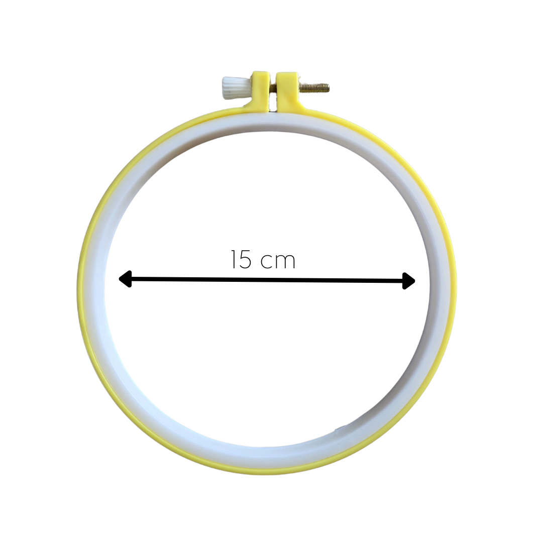 Borduurring 15 cm voor punch needle Tufting Stuff by Mattimat