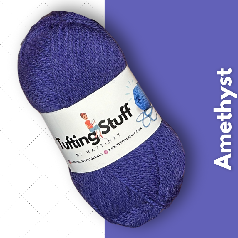 Tufting Yarn paars wol Mattimat Tufting Stuff wol om te tuften