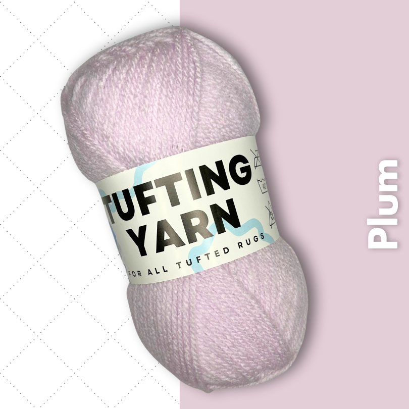 Tufting Yarn Plum licht paars wol Mattimat Tufting Stuff wol om te tuften