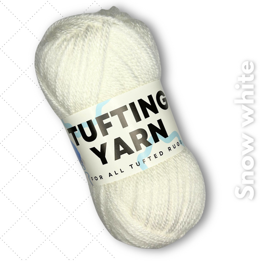 Tufting Yarn white wit wol Mattimat Tufting Stuff wol om te tuften