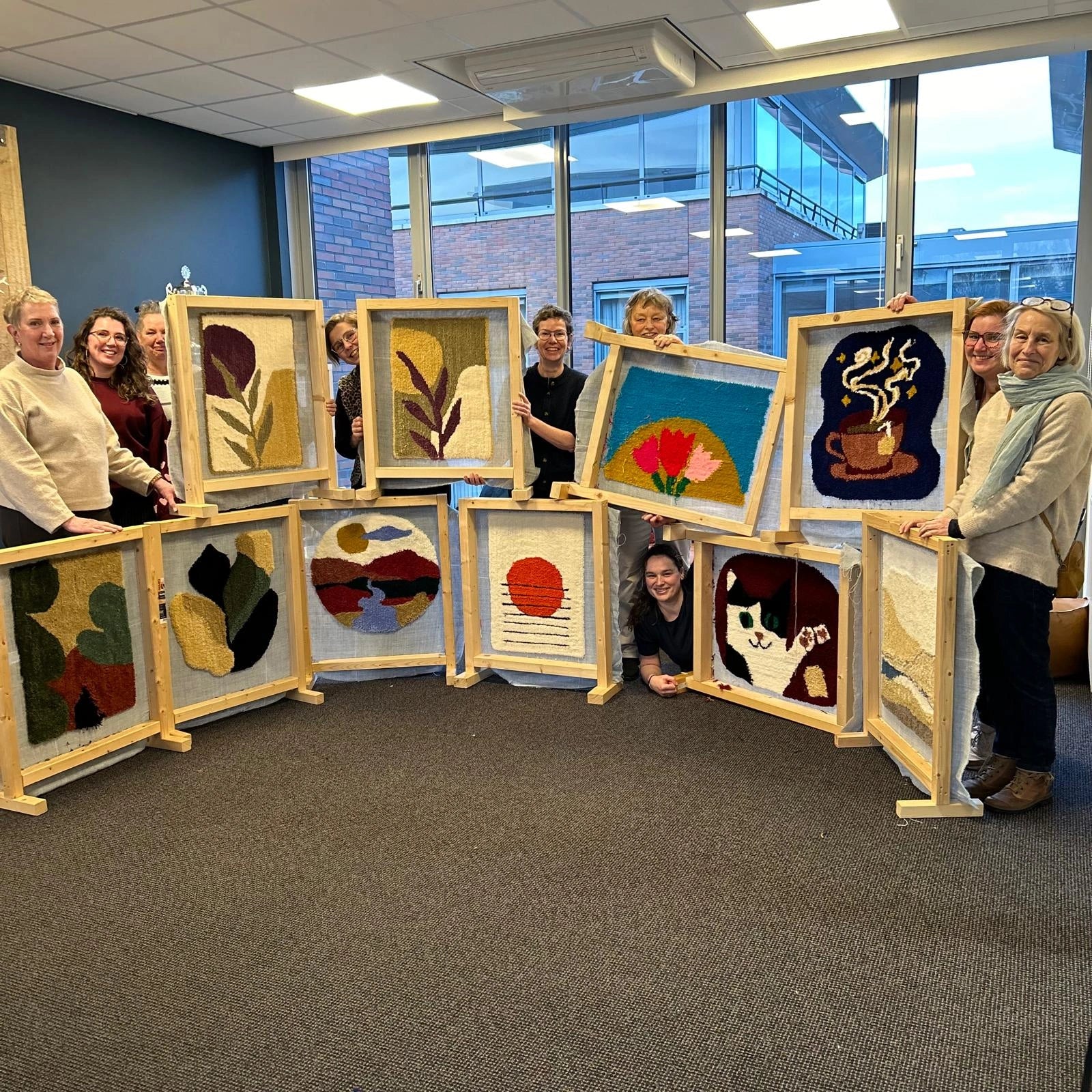 Workshop tuften Utrecht tufting workshop KreaDoe 2025