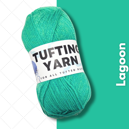 Tufting Yarn groen wol Mattimat Tufting Stuff wol om te tuften