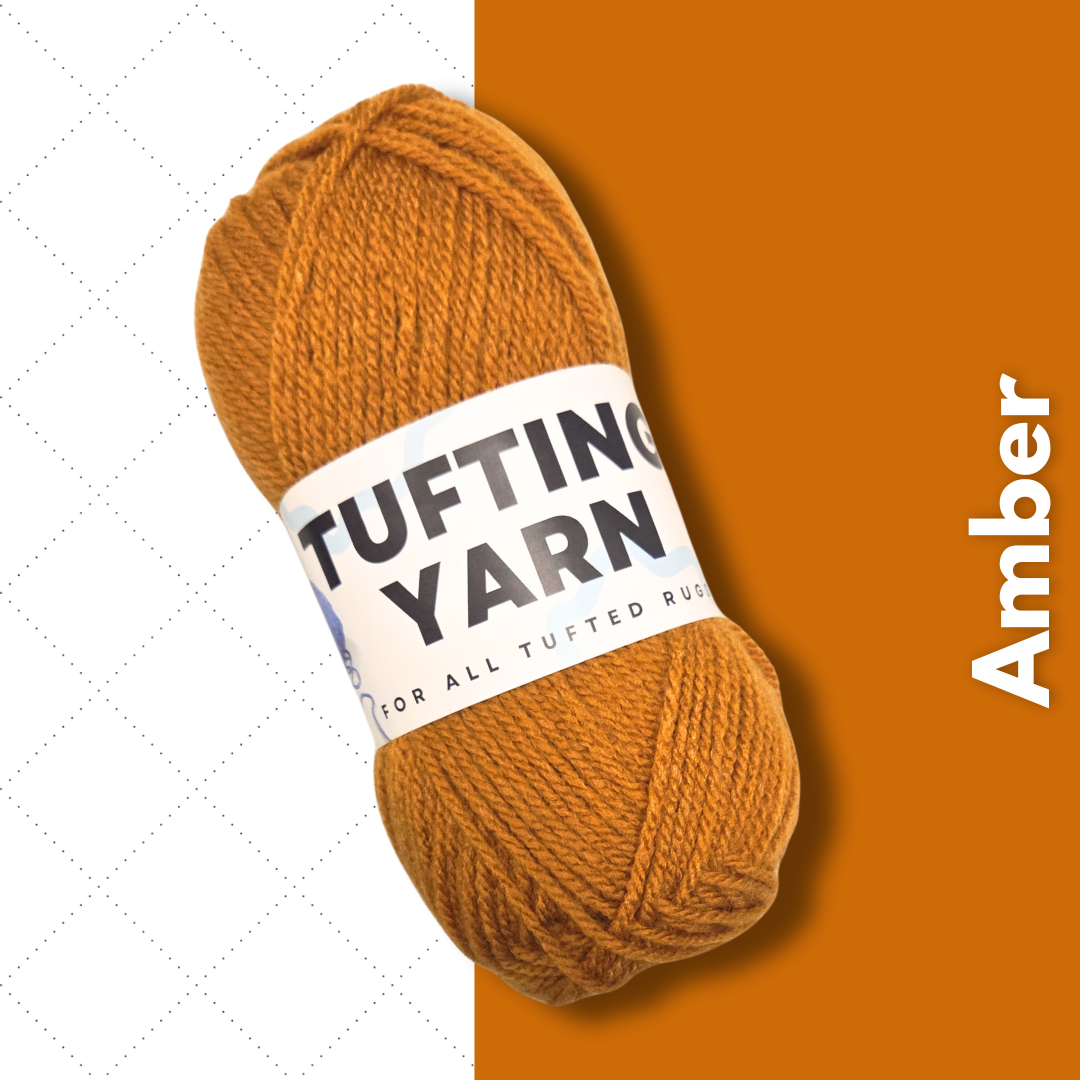 Tufting Yarn cognac wol Mattimat Tufting Stuff wol om te tuften
