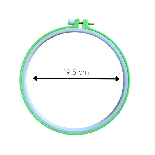 Borduurring 19,5 cm voor punch needle Tufting Stuff by Mattimat
