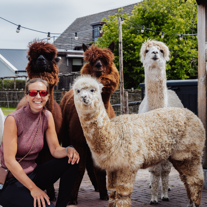 Workshop Tuften tussen de alpaca's