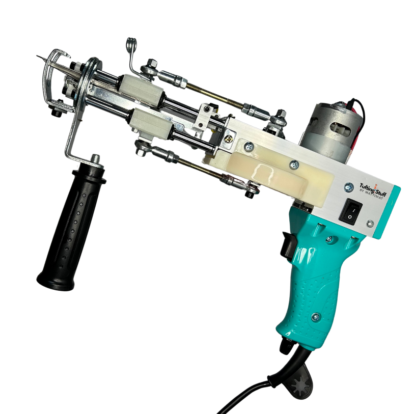 AK DUO tufting gun loop pile en cut pile mint tufting machine mint Tufting Stuff by Mattimat