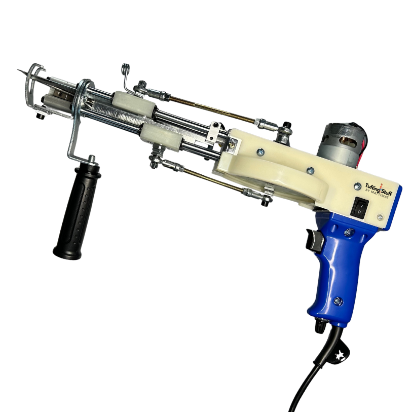 AK Duo High Pile tufting gun dark high pile tufting machine blue Tufting Stuff by Mattimat