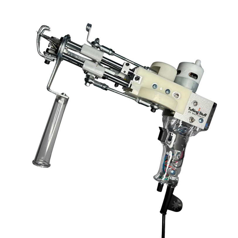 AK I Tufting gun cut pile clear tufting machine transparant Tufting Stuff by Mattimat