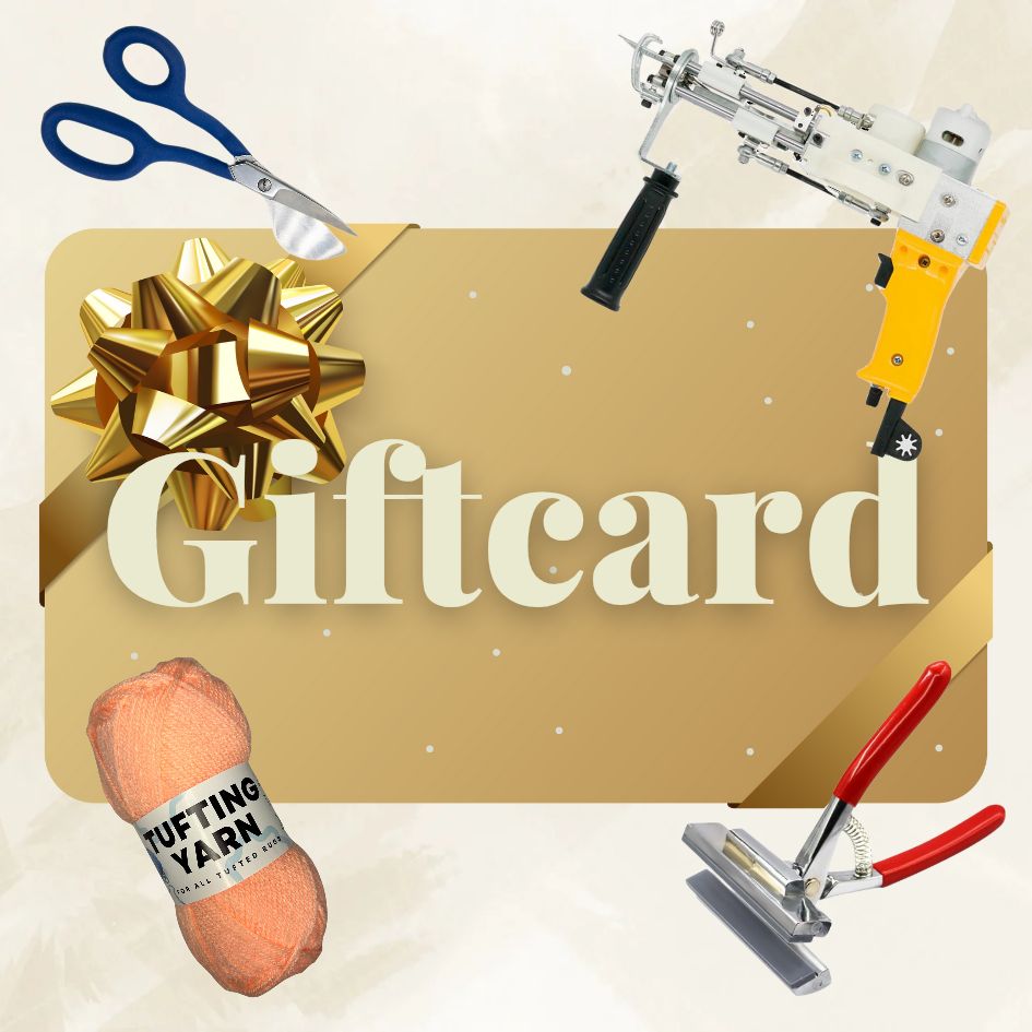 Cadeaubon tuften Mattimat Tufting Stuff