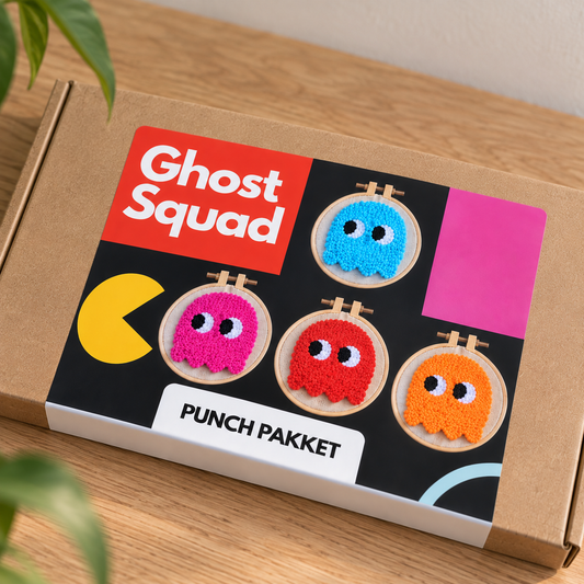 Punch needle pakket Ghost Squad Tufting Stuff by Mattimat 