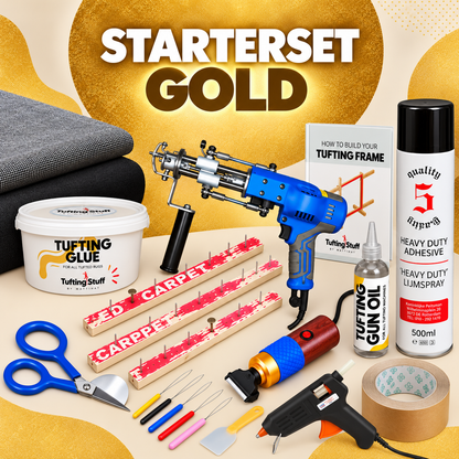 Starterset om te tuften Tufting Starterset Gold Tufting Stuff by Mattimat