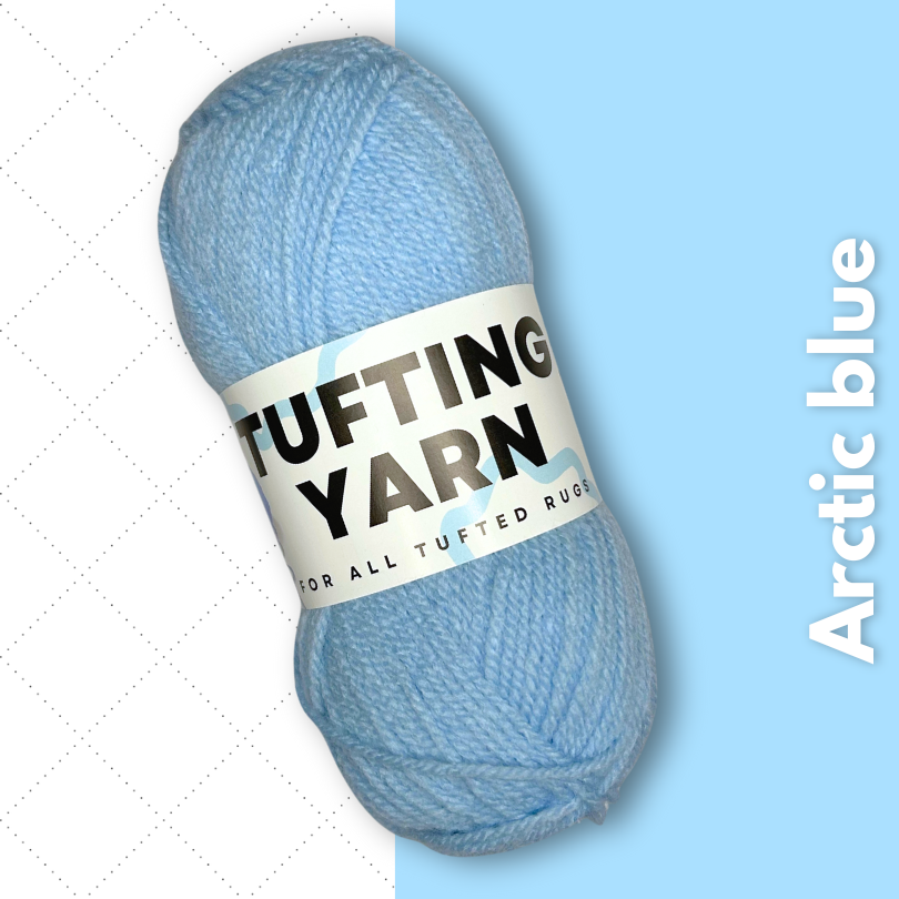 Tufting Yarn Arctic Blue Mattimat Tufting Stuff wol om te tuften
