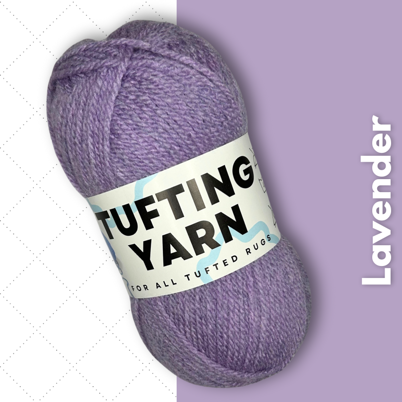Tufting Yarn Paars lila wol Mattimat Tufting Stuff wol om te tuften