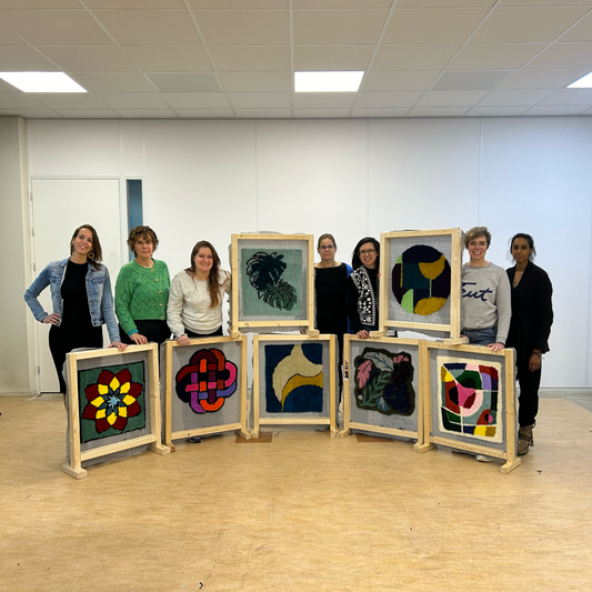 Groepsworkshop tuften op locatie